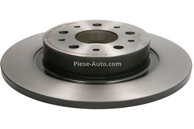 Disc frână BREMBO, spate,  pentru: FIAT 500L, TIPO 1.0-1.6D 09.13-
