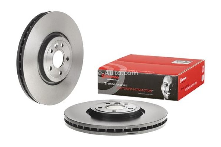 Disc frână BREMBO, față, pentru: JAGUAR F-PACE, I-PACE; LAND ROVER RANGE ROVER VELAR 2.0-Electric 09.15-