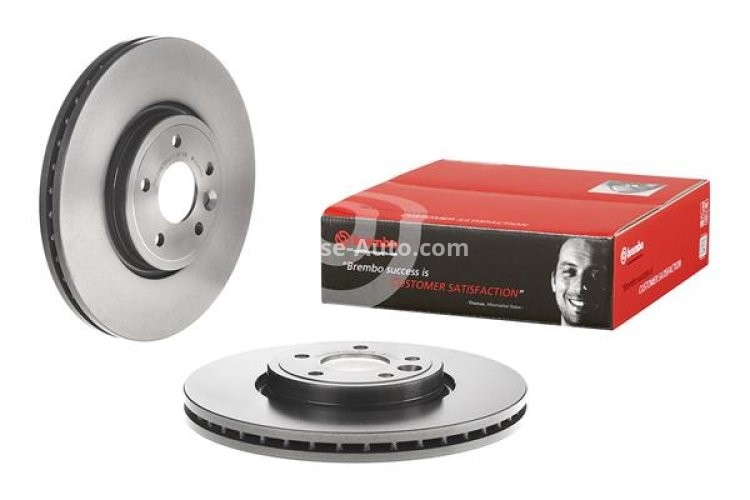 Disc frână BREMBO, față, pentru: JAGUAR XE 2.0/2.0D 03.15-