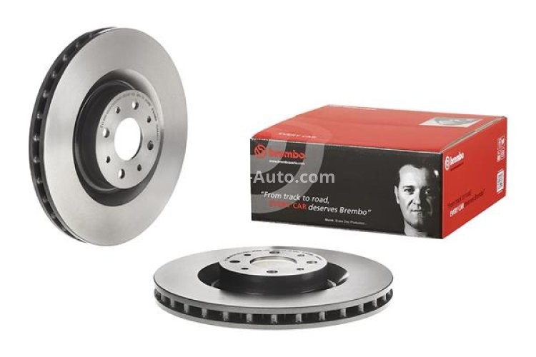 Disc frână BREMBO, față, pentru: LANCIA DELTA III 1.8/1.9D/2.0D 09.08-08.14