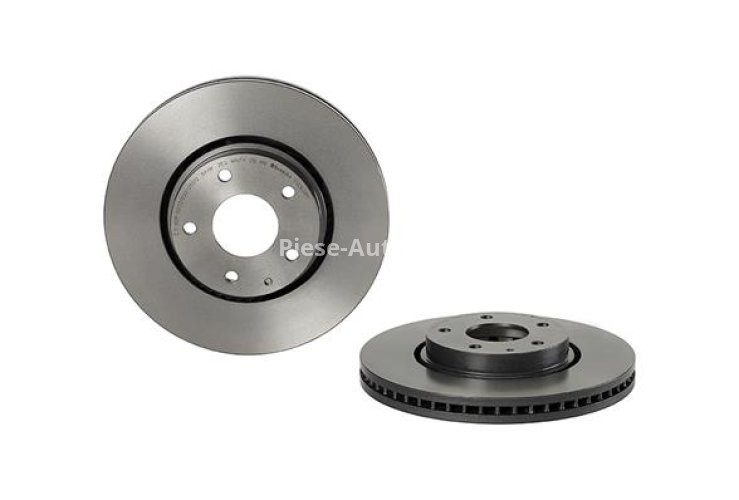 Disc frână BREMBO, față, pentru: MAZDA 6, CX-5, CX-9 2.0-2.5H 11.11-
