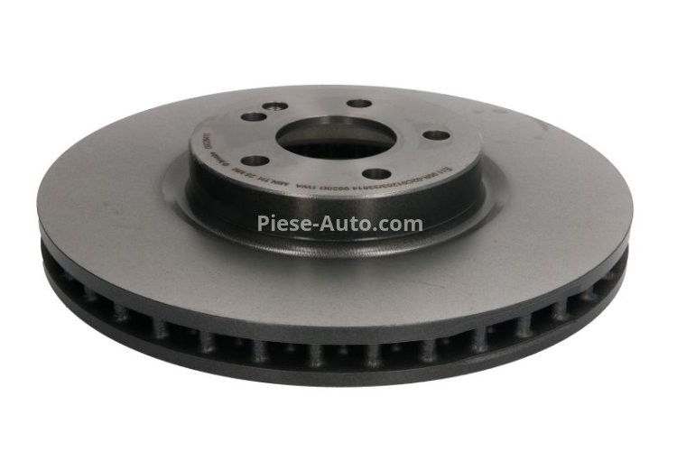 Disc frână BREMBO, față, pentru: MERCEDES MARCO POLO CAMPER (W447), V (W447), VITO MIXTO (DOUBLE CABIN), VITO TOURER (W447), VITO (W447) 1.6D-2.2D 03.14-