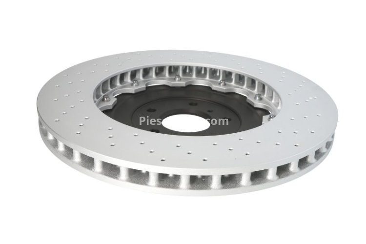 Disc frână BREMBO, din două piese, față, pentru: NISSAN GT-R 3.8 12.07-