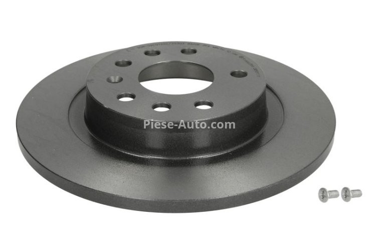 Disc frână BREMBO, spate,  pentru: CADILLAC BLS; OPEL SIGNUM, VECTRA C, VECTRA C GTS; SAAB 9-3, 9-3X 1.6-3.2 04.02-