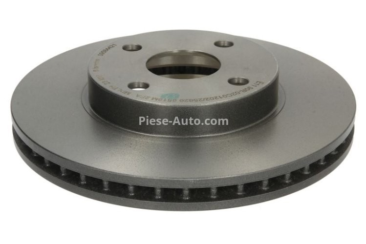 Disc frână BREMBO, față, pentru: TOYOTA COROLLA, COROLLA VERSO 1.4-1.8 08.01-03.09