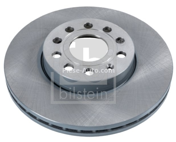 Disc frână FEBI, față, pentru: AUDI A3, Q2; FORD TOURNEO CONNECT NADWOZIE WIELKOPRZES, TRANSIT CONNECT/MINIVAN; SEAT ALTEA, ALTEA XL, ATECA, LEON, LEON SC 1.0-Electric 09.96-