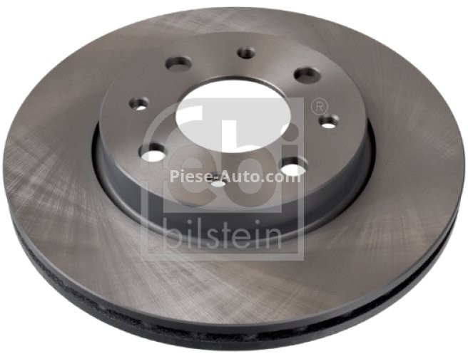 Disc frână FEBI, față, pentru: FIAT 500, 500 C, PANDA, PANDA/HATCHBACK; FORD KA; LANCIA YPSILON 1.2-1.4CNG 09.03-