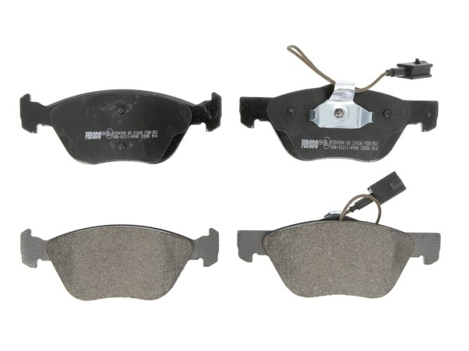 Set placuțe frână FERODO, față, pentru: ALFA ROMEO 145, 146, 147, 155, 156, GT, GTV, SPIDER; FIAT BRAVO I, COUPE, MAREA, MULTIPLA, STRADA; LANCIA DEDRA, DELTA II, LYBRA 1.3D-3.2 04.90-