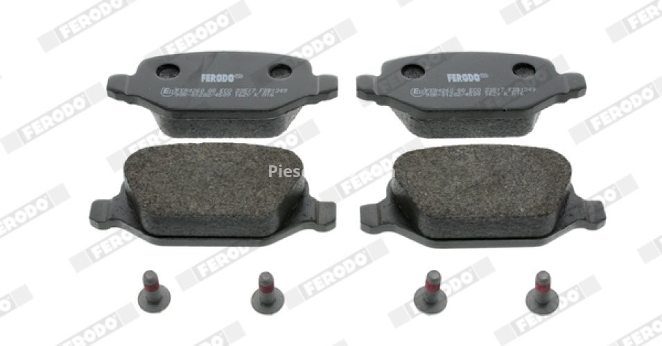 Set placuțe frână FERODO, spate, pentru: ALFA ROMEO 147, 156, GT; FIAT LINEA; LANCIA DEDRA, LYBRA 1.3D-3.2 04.89-
