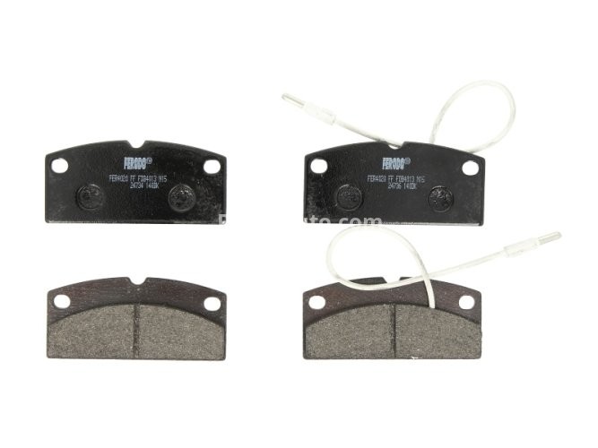 Set placuțe frână FERODO, față, pentru: AIXAM 500, A.721, A.741, A.751, CROSSLINE 0.4D/0.5/0.5D 12.97-