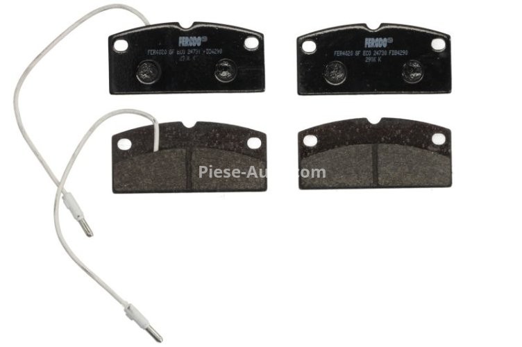 Set placuțe frână FERODO, față, pentru: AIXAM 500, A.721, A.741, A.751, CROSSLINE 0.4D/0.5/0.5D 12.97-