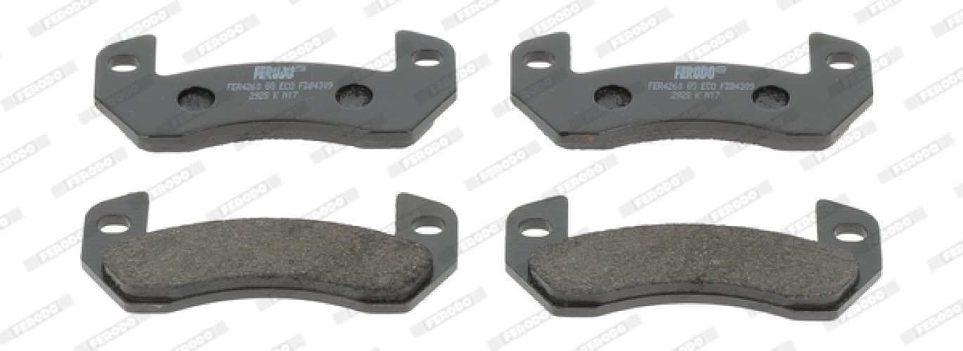 Set placuțe frână FERODO, spate, pentru: AIXAM 500, A.721, A.741, A.751 0.4D/0.5D 12.97-