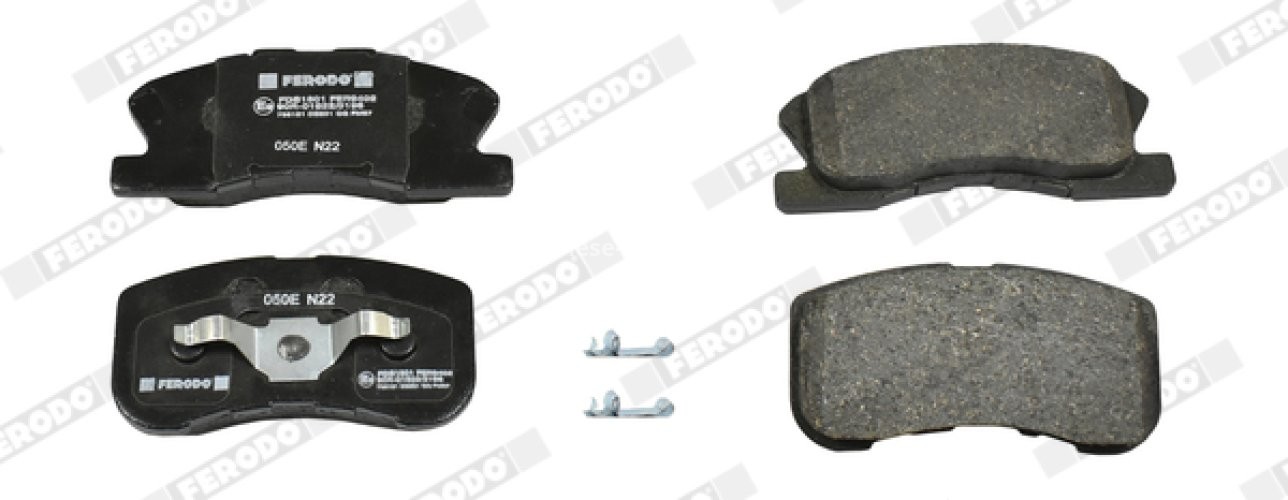 Set placuțe frână FERODO, față, pentru: DAIHATSU MOVE, SIRION, YRV; TOYOTA DUET 1.0/1.3 04.98-