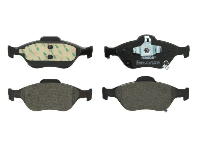 Set placuțe frână FERODO, față, pentru: DAIHATSU CHARADE VIII; GREAT WALL VOLEEX C20R; TOYOTA YARIS, YARIS/HATCHBACK 1.0-1.5H 08.05-
