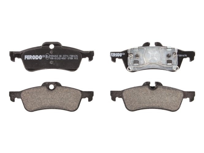 Set placuțe frână FERODO, spate, pentru: LINCOLN CONTINENTAL; MINI (R50, R53), (R52) 1.4D/1.6/3.8 09.87-07.08