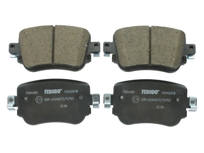 Set placuțe frână FERODO, spate, pentru: AUDI A1, Q3; SEAT ALHAMBRA, LEON, LEON SC, LEON ST; SKODA OCTAVIA III, OCTAVIA IV; VW CADDY ALLTRACK, CADDY ALLTRACK/MINIVAN 1.0-2.0D 05.11-