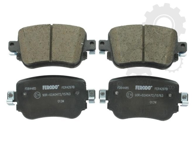 Set placuțe frână FERODO, spate, pentru: AUDI A1, Q3; SEAT ALHAMBRA, LEON, LEON SC, LEON ST; SKODA OCTAVIA III, OCTAVIA IV; VW CADDY ALLTRACK, CADDY ALLTRACK/MINIVAN 1.0-2.0D 05.11-