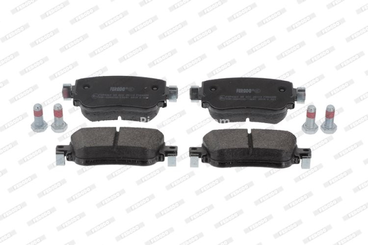 Set placuțe frână FERODO, spate, pentru: AUDI A1, Q3; SEAT ALHAMBRA, LEON, LEON SC, LEON ST; SKODA OCTAVIA III, OCTAVIA IV; VW CADDY ALLTRACK, CADDY ALLTRACK/MINIVAN 1.0-2.0D 05.11-