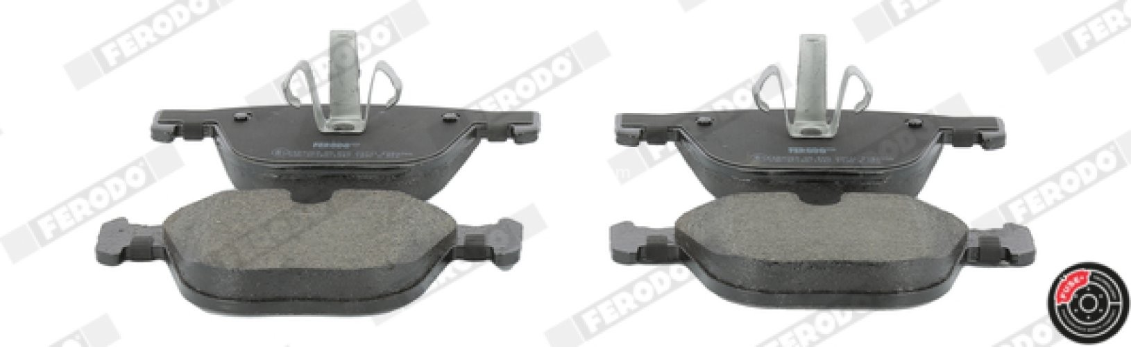 Set placuțe frână FERODO, spate, (fără accesorii), pentru: BMW 5 GRAN TURISMO (F07), 7 (F01, F02, F03, F04) 2.0D-6.0 02.08-02.17