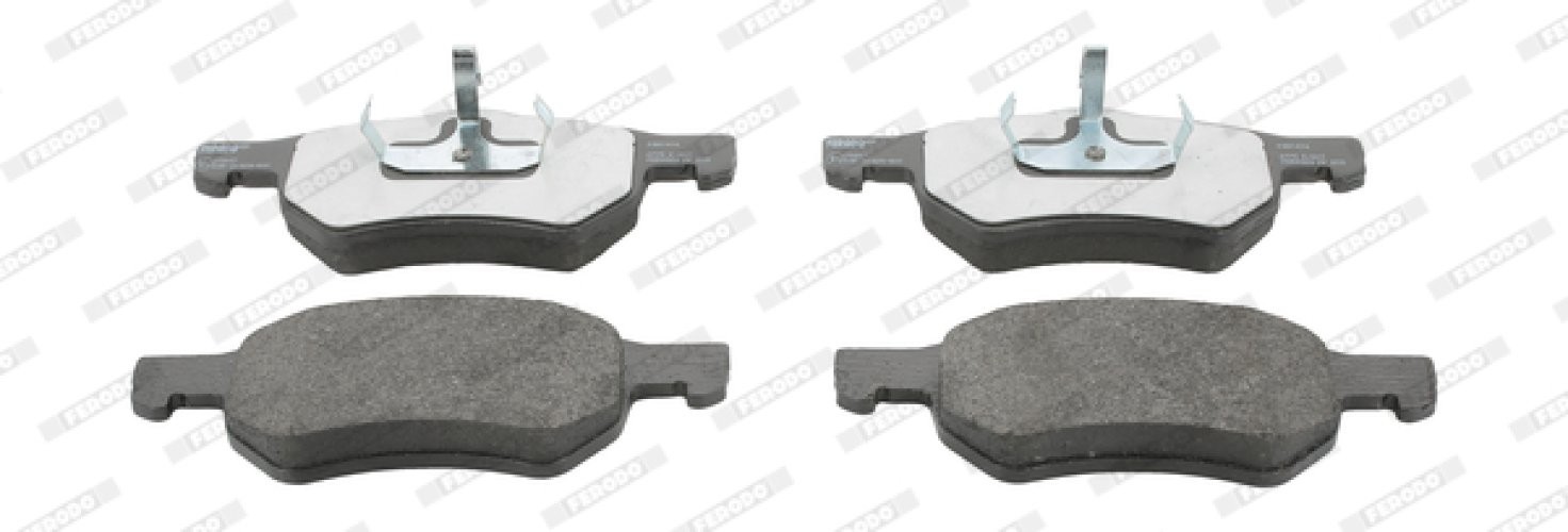Set placuțe frână FERODO, față, (cu piulita de actionare), pentru: CHRYSLER VOYAGER III, VOYAGER IV; DODGE CARAVAN 2.0-3.8 01.95-12.08
