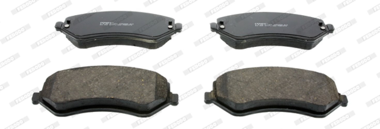 Set placuțe frână FERODO, față, pentru: CHRYSLER VOYAGER IV; DODGE CARAVAN; JEEP CHEROKEE 2.4-3.8 02.00-12.08