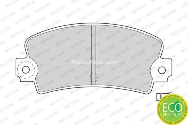 Set placuțe frână FERODO, spate, pentru: DACIA NOVA; LOTUS ESPRIT S4; RENAULT 12, 17, 18, 18 VARIABLE, 21, 25, 30, 5, ESPACE I, ESPACE II, FUEGO 1.4-2.8 08.70-03.03
