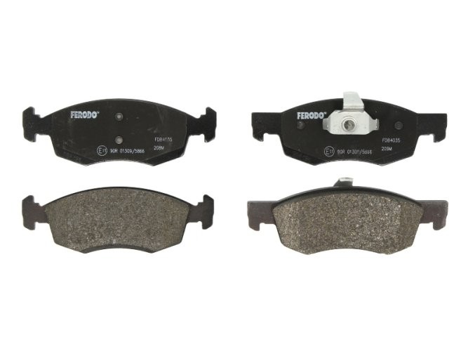 Set placuțe frână FERODO, față, pentru: DACIA LOGAN, LOGAN EXPRESS, LOGAN II, LOGAN MCV, SANDERO; RENAULT LOGAN I 1.4-1.6LPG 09.05-