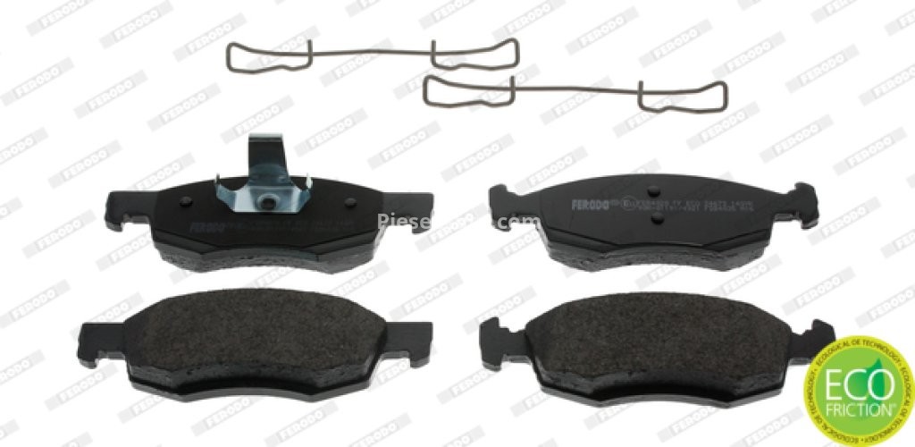 Set placuțe frână FERODO, față, pentru: DACIA LOGAN, LOGAN EXPRESS, LOGAN II, LOGAN MCV, SANDERO; RENAULT LOGAN I 1.4-1.6LPG 09.05-