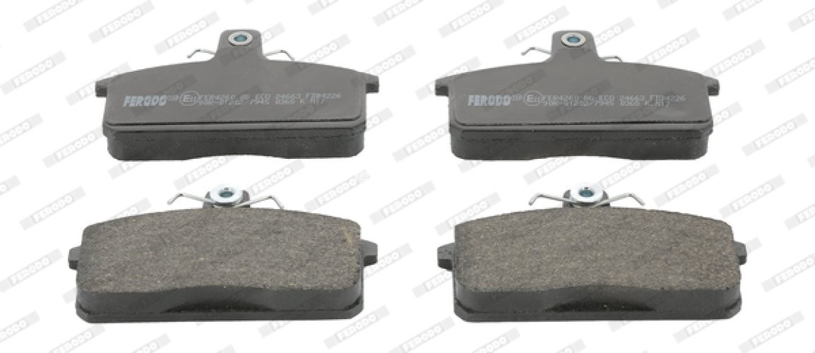 Set placuțe frână FERODO, spate, pentru: IVECO MASSIF; SUZUKI SAMURAI, VITARA 1.3-3.0D 11.88-02.11