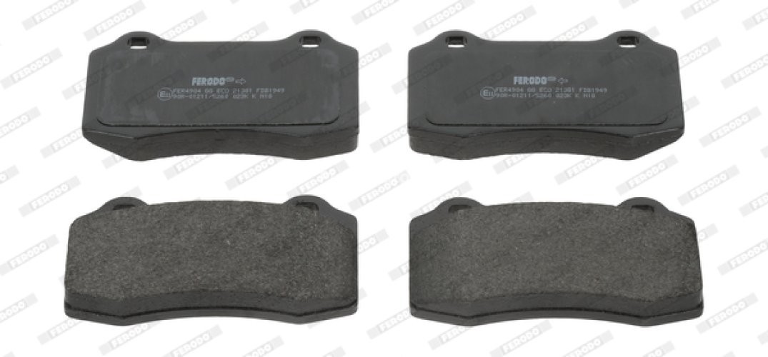Set placuțe frână FERODO, față, pentru: VOLVO S60 I, V70 II; JAGUAR S-TYPE II, XJ, XK 8 2.5-4.2 05.96-04.10