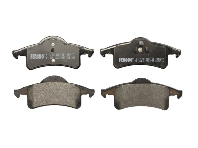 Set placuțe frână FERODO, spate, pentru: JEEP CHEROKEE, GRAND CHEROKEE II 2.5-4.7 01.88-09.05