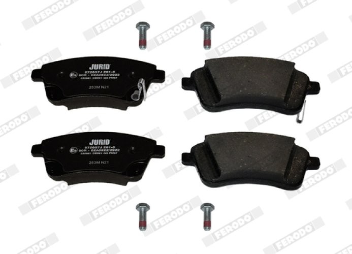 Set placuțe frână FERODO, spate, pentru: JEEP CHEROKEE, GRAND CHEROKEE II 2.5-4.7 01.88-09.05