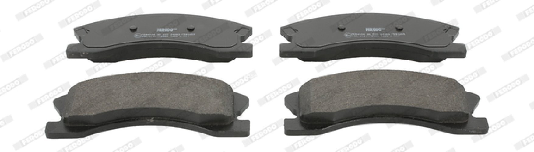 Set placuțe frână FERODO, față, pentru: JEEP GRAND CHEROKEE II 2.7D-4.7 09.98-09.05
