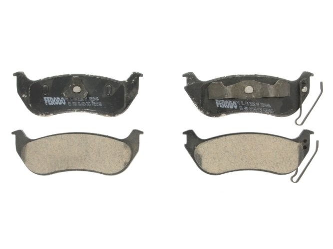 Set placuțe frână FERODO, spate, pentru: JEEP CHEROKEE, LIBERTY, WRANGLER II 2.4-4.0 08.96-