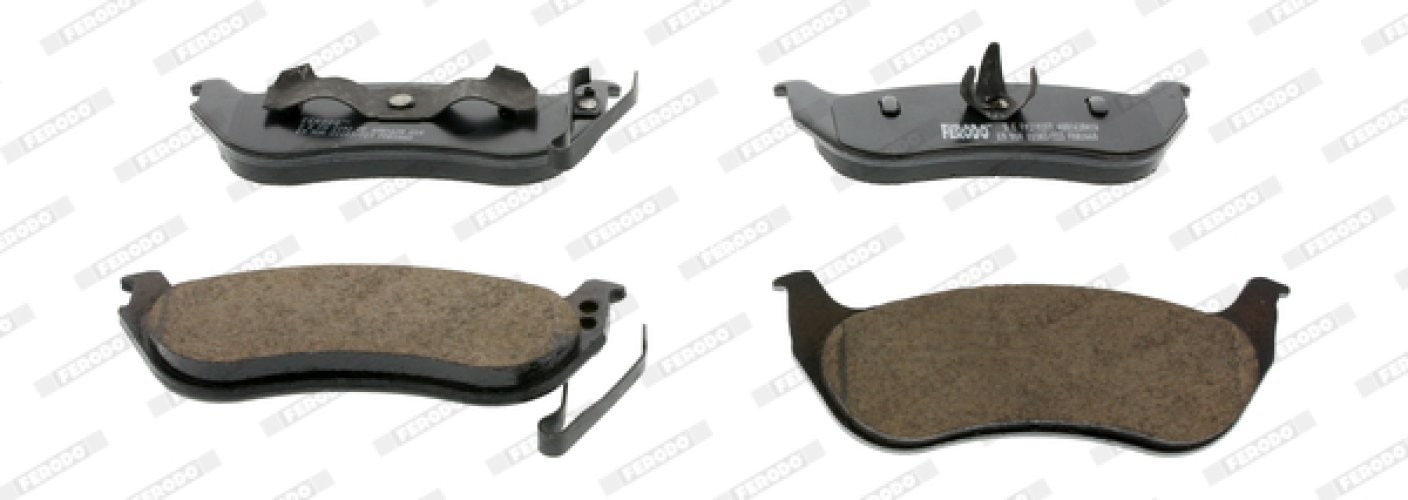 Set placuțe frână FERODO, spate, pentru: JEEP CHEROKEE, LIBERTY, WRANGLER II 2.4-4.0 08.96-