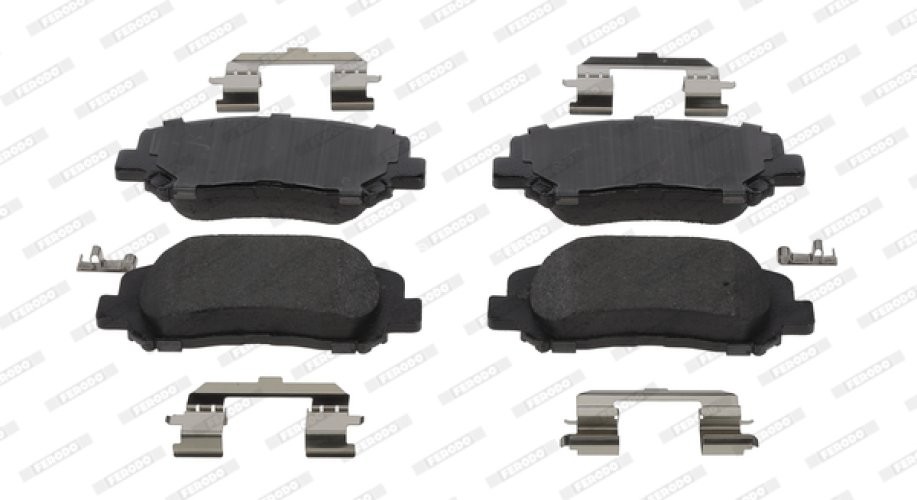 Set placuțe frână FERODO, față, pentru: JEEP CHEROKEE 2.0-3.2 11.13-