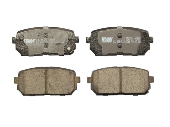 Set placuțe frână FERODO, spate, pentru: KIA CARENS II, CARENS III; VW PASSAT B2 1.6-2.0LPG 05.86-