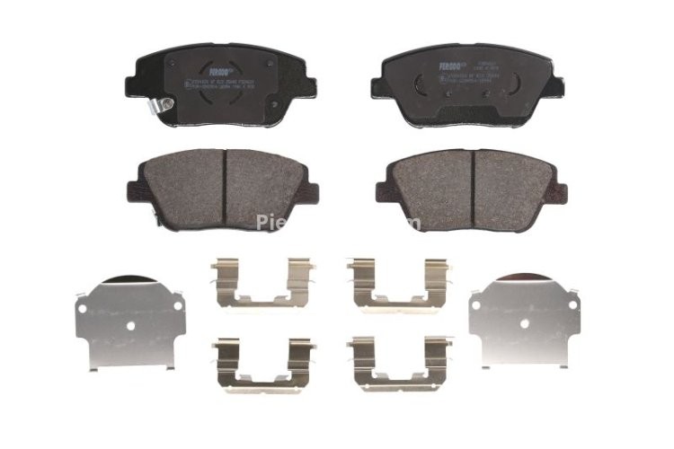 Set placuțe frână FERODO, față, pentru: KIA OPTIMA 1.7D-2.4 06.10-