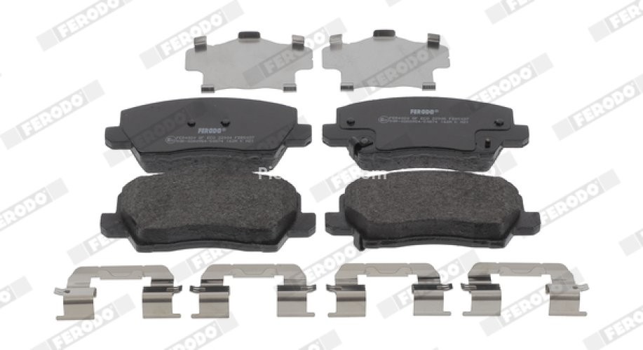 Set placuțe frână FERODO, față, pentru: KIA PICANTO III 1.0/1.2 03.17-