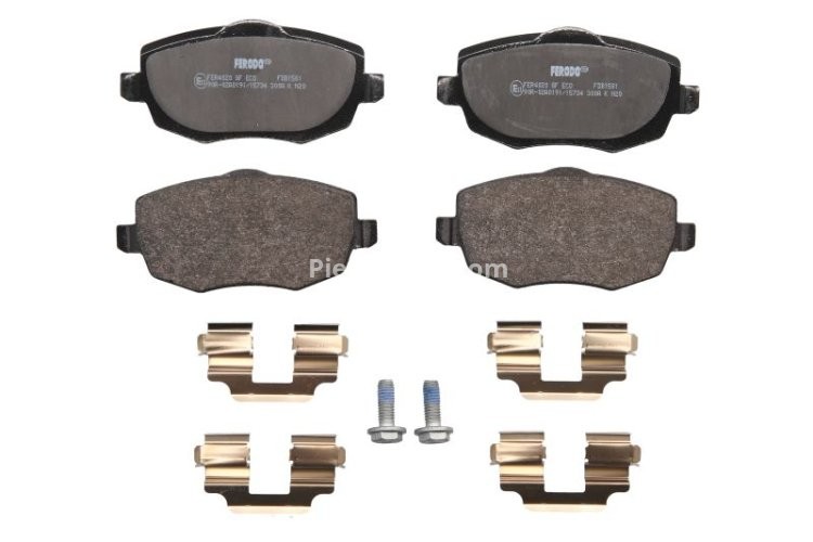 Set placuțe frână FERODO, față, pentru: LANCIA YPSILON 1.2/1.4/1.4LPG 10.03-12.11