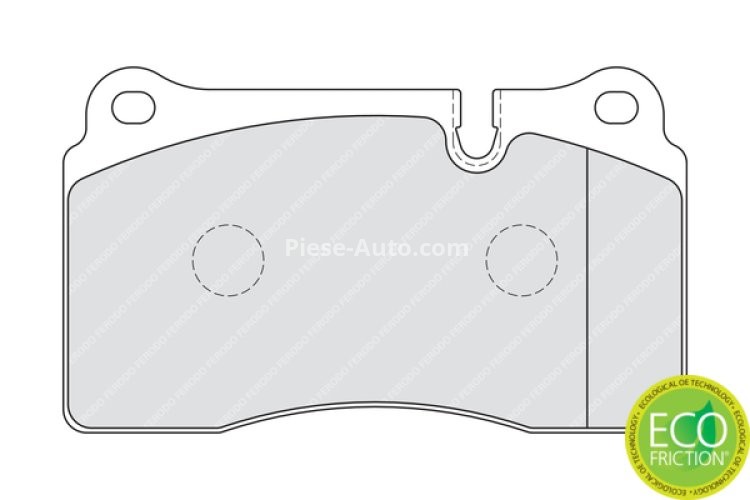Set placuțe frână FERODO, față, pentru: LAND ROVER RANGE ROVER III, RANGE ROVER SPORT I; MASERATI QUATTROPORTE V; ASTON MARTIN VANTAGE VOLANTE, VANTAGETAGE 2.7D-6.2 03.04-