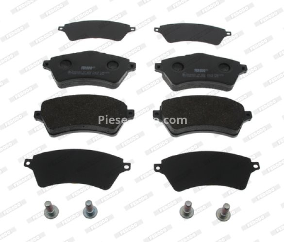 Set placuțe frână FERODO, față, (cu piulita de actionare), pentru: LAND ROVER FREELANDER I; NISSAN NAVARA, NP300 NAVARA; RENAULT ALASKAN 1.8-2.5 02.98-