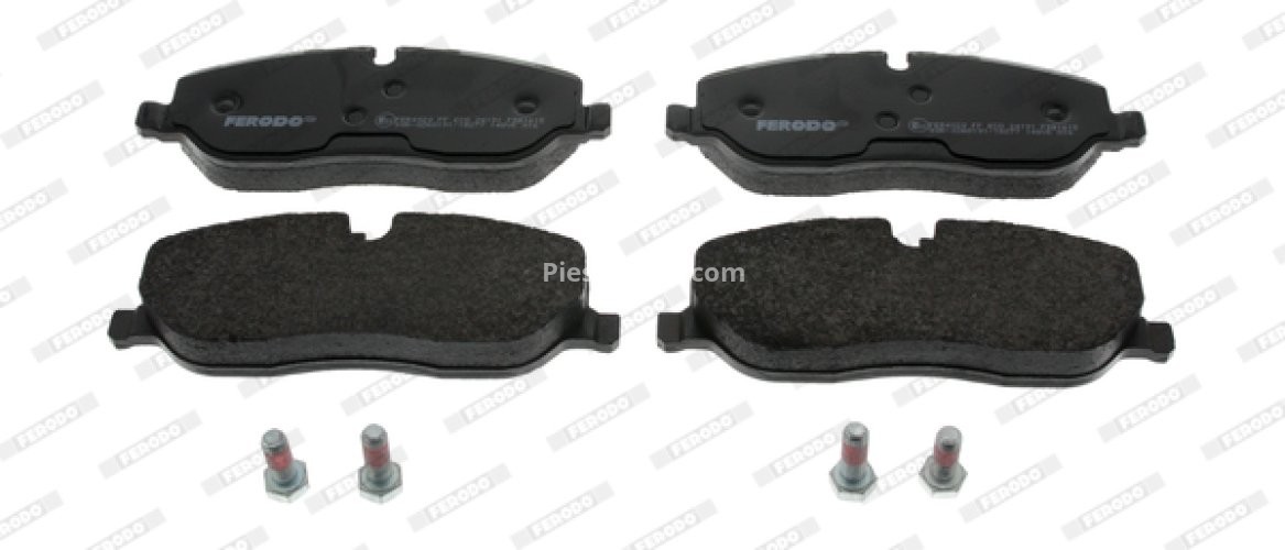 Set placuțe frână FERODO, față, (cu suruburi de ghidare), pentru: LAND ROVER DISCOVERY III, DISCOVERY IV, RANGE ROVER III, RANGE ROVER SPORT I 2.7D-4.4 03.02-12.18
