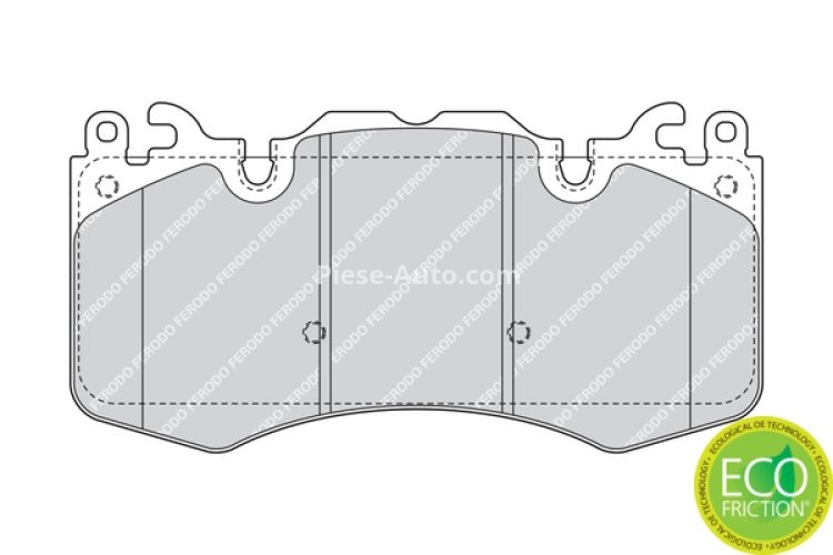 Set placuțe frână FERODO, față, (fără accesorii), pentru: LAND ROVER DEFENDER, DISCOVERY V, RANGE ROVER III, RANGE ROVER IV, RANGE ROVER SPORT I, RANGE ROVER SPORT II 2.0-5.0 04.09-