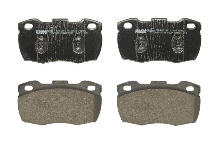 Set placuțe frână FERODO, față, pentru: LAND ROVER 110/127, 90 I, DEFENDER 2.2D-4.0 09.83-02.16