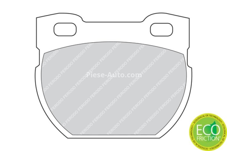 Set placuțe frână FERODO, spate, pentru: LAND ROVER 110/127, DEFENDER 2.2D-4.0 09.83-02.16