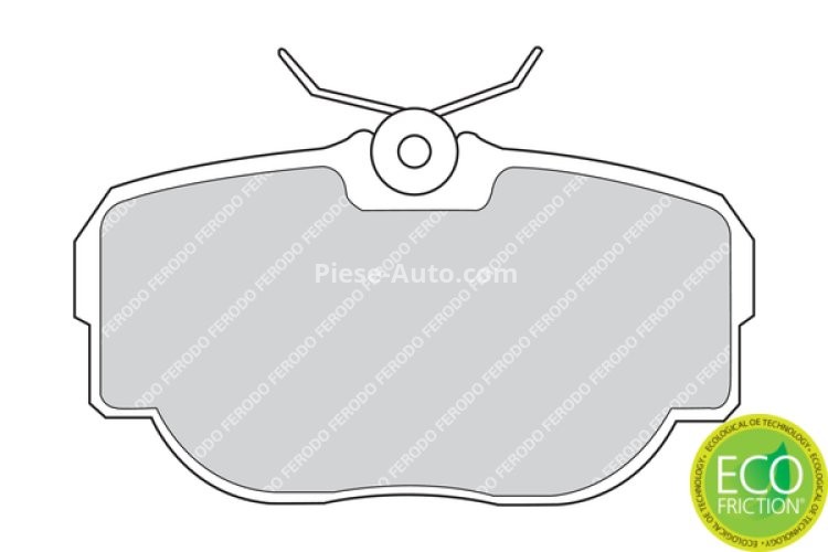 Set placuțe frână FERODO, spate, (cu suruburi de ghidare), pentru: LAND ROVER DISCOVERY II, RANGE ROVER II 2.5D-4.6 07.94-06.04