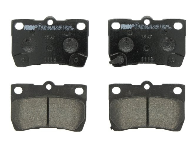 Set placuțe frână FERODO, spate, pentru: LEXUS GS, IS C, IS II, IS III; TOYOTA CROWN, MARK X I, MARK X II 2.2D-5.0 09.03-