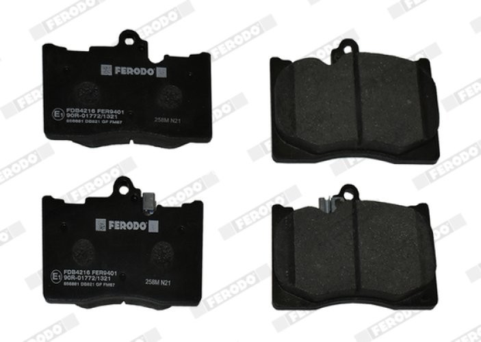 Set placuțe frână FERODO, față, pentru: LEXUS GS, IS III, RC; TOYOTA MARK X II 2.0-4.6 04.05-
