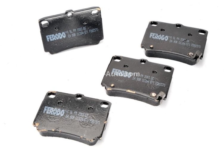Set placuțe frână FERODO, spate, pentru: MITSUBISHI PAJERO SPORT I, PAJERO SPORT II, PAJERO SPORT III 2.4D/2.5D/3.0 11.98-